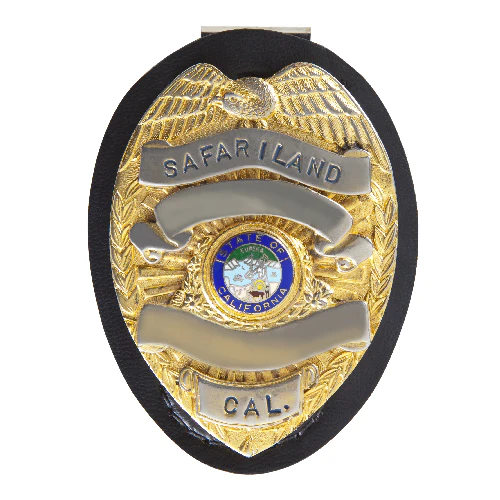 Model 7350-03 Badge Holder Teardrop, Clip-On