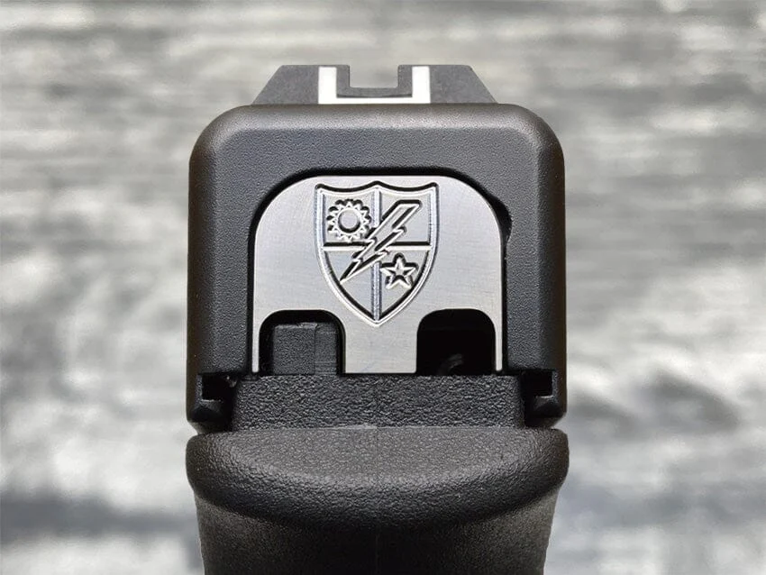 Milspin 75th Ranger RGT Unit Crest (DUI) Slide Back Plate