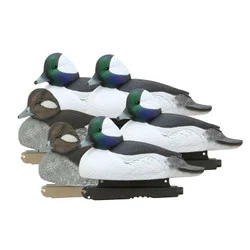 AVERY OUTDOORS GHG FOAM FILLED OVER-SIZE BUFFLEHEAD DUCK DECOYS - 1/2 DOZEN