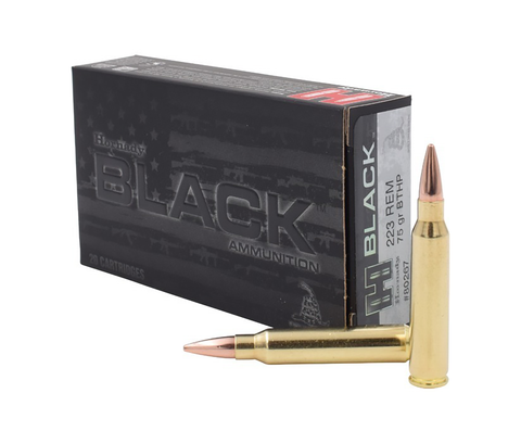 Hornady: BLACK.223 Remington, 75gr BTHP Match , 20/Box