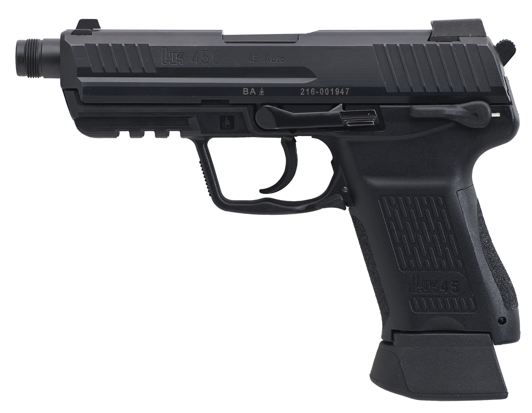 H&K HK45C Compact Tactical .45ACP, DA/SA, fixed sights