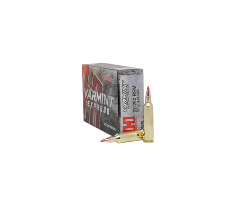 Hornady: 22-250 REM, 50GR, V-MAX, Varmint Express, 20/Box