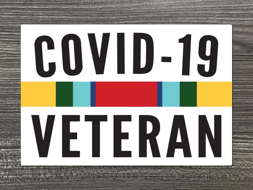 Covid 19 Veteran Decal