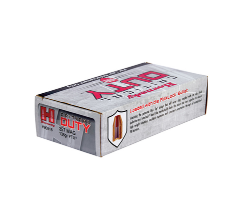 Hornady: Critical DUTY .357 Mag, 135gr FlexLock, 50/Box
