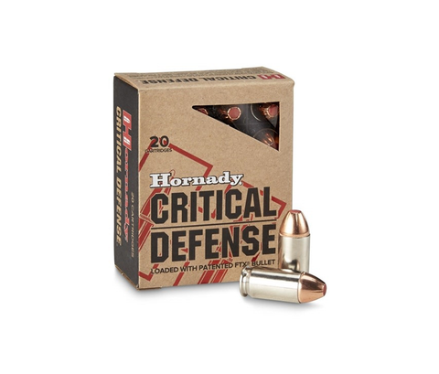 Hornady: 45 Auto 185 gr FTX Critical Defense, 20/Box