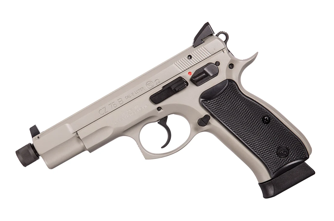 CZ-75B Omega Urban Grey Suppressor Ready, Night Sights, 9mm