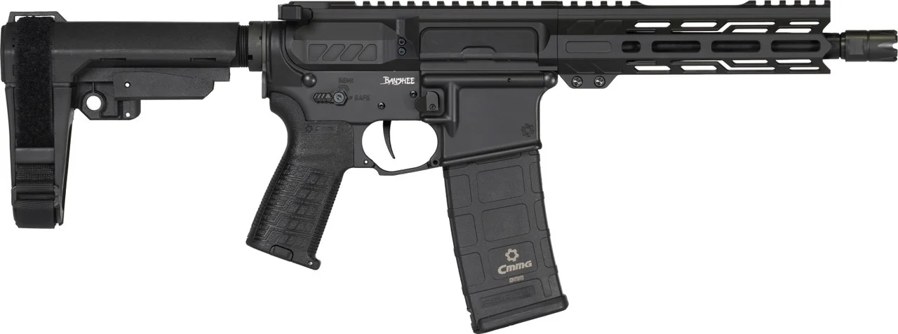 CMMG Banshee Mk4 9mm Pistol 8", Black