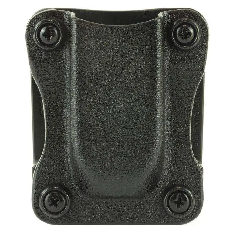 Desantis Gunhide A86KJJJZ0 Quantico Single Mag Pouch OWB 9mm, 40 S&W fits Glock 17,19,22,23,31-38 1.5" Belt Black Kydex
