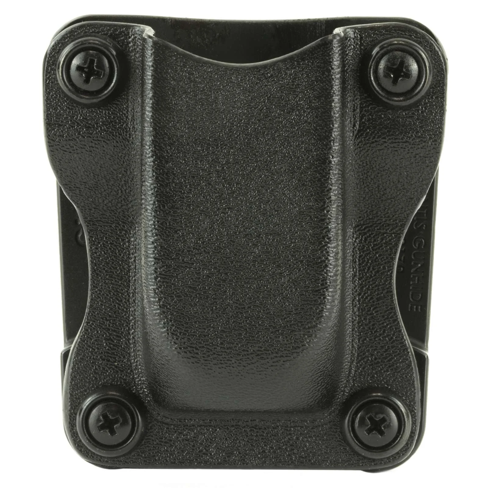 Desantis Gunhide A86KJYYZ0 Quantico Single Mag Pouch OWB fits Glock 43 1.5" Belt Black Kydex