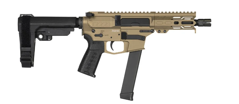 CMMG Banshee MkG 9mm Pistol, Coyote Tan