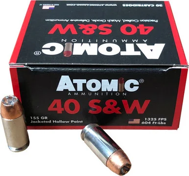 Atomic 4850 155 Grain .40 S&W 1300 FPS