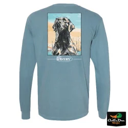 AVERY OUTDOORS PAINTED LAB LONG SLEEVE LOGO T-SHIRT