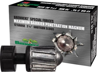 Brenneke Special Forces Maximum Barrier Penetration Magnum 12 Gauge 2.75 in 1-3/8 oz Slug