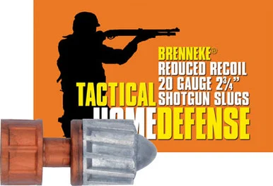 Brenneke Tactical Home Defense 20 Gauge 2.75 in 3/4 oz Slug