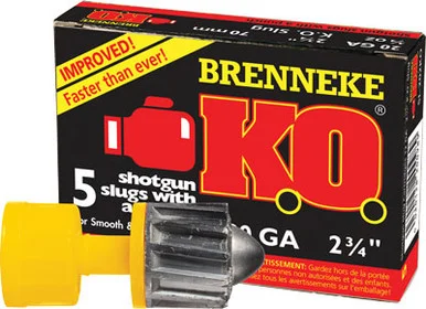 Brenneke SL-202KO K.O. Hunting 20 Gauge 2.75"