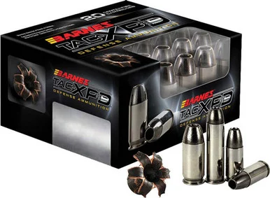Barnes 9mm Luger +P TAC-XPD Defense Handgun 115gr TAC-XP Ammo