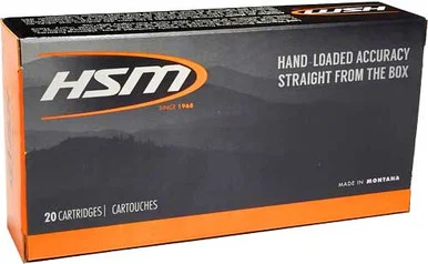 HSM .223 WSSM V-Max 55gr JHP Ammo