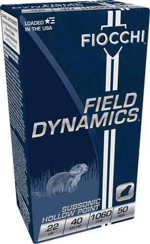 Fiocchi Shooting Dynamics Sport&Hunting Rifle Ammo 22 LR 38 gr. Hollow Point 50 rd.