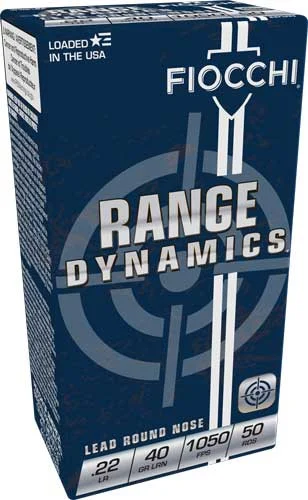 Fiocchi .22 LR Range Dynamics 40gr LRN Ammo