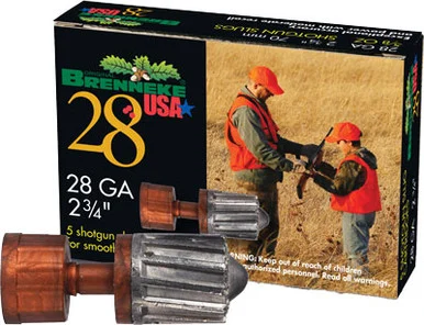 Brenneke Brenneke 28 Hunting 28 Gauge 2.75 in 5/8 oz Slug