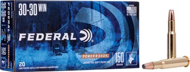 Federal .30-30 Winchester PowerShok 150gr JSP FN Ammo