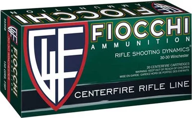 Fiocchi .30-30 Winchester Field Dynamics InterLock 150gr JSP Ammo
