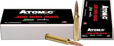 Atomic .300 Winchester Mag Sierra MatchKing 220gr BTHP Ammo