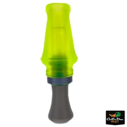 J.J. LARES A5 ACRYLIC MALLARD DUCK CALL - MATTE FLO GREEN / MATTE GRAY