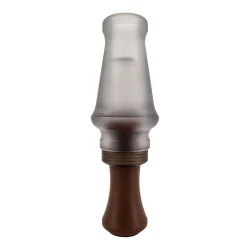 J.J. Lares A5 Acrylic Mallard Duck Call - Matte Smoke / Matte Oak Pearl / Bronze Band