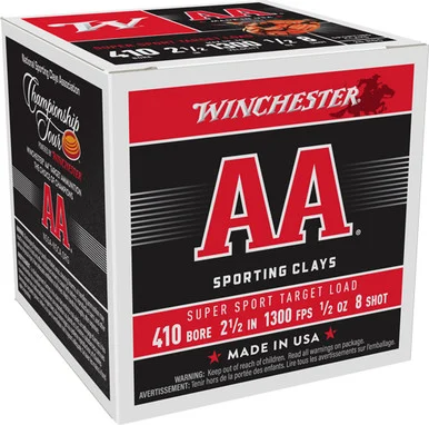 Winchester AA Supersport Sporting Clay .410 Bore 2.5 in 1/2 oz #8