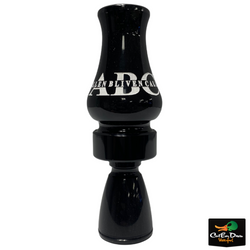 ALLEN BLIVEN CALLS ABC ACRYLIC DOUBLE REED TIMBER DUCK CALL - BLACK PEARL