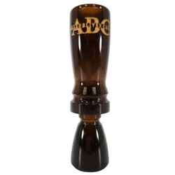 ALLEN BLIVEN CALLS ABC - OLD SALT ACRYLIC DUCK CALL - BEER BOTTLE W/ GOLD PAINT