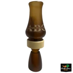 ALLEN BLIVEN CALLS ABC OPEN WATER SINGLE REED ACRYLIC DUCK CALL - MATTE BEER BOTTLE