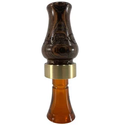 Allen Bliven Calls ABC Single Reed Diver Duck Call Bocote/Amber Insert