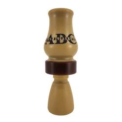 Allen Bliven Calls ABC - Acrylic Single Reed Shorty Duck Call - Matte Tan