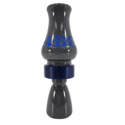 ALLEN BLIVEN CALLS ABC ACRYLIC SINGLE REED TIMBER DUCK CALL - DARK GRAY / BLUE BAND