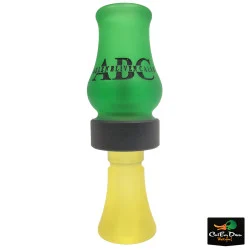 ALLEN BLIVEN CALLS ABC ACRYLIC WOOD DUCK CALL - MATTE GREEN / YELLOW