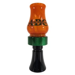 ALLEN BLIVEN CALLS ABC ACRYLIC WOOD DUCK CALL - PEARL ORANGE / BLACK