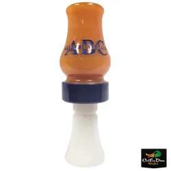 ALLEN BLIVEN CALLS ABC ACRYLIC WOOD DUCK CALL - PEARL ORANGE / WHITE