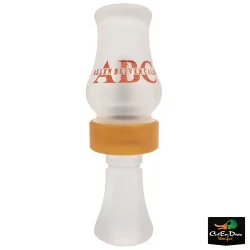ALLEN BLIVEN CALLS ABC ACRYLIC WOOD DUCK CALL - MATTE CLEAR / ORANGE BAND