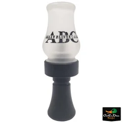 ALLEN BLIVEN CALLS ABC ACRYLIC WOOD DUCK CALL - MATTE CLEAR / BLACK