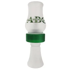 ALLEN BLIVEN CALLS ABC ACRYLIC WOOD DUCK CALL - MATTE CLEAR / GREEN BAND