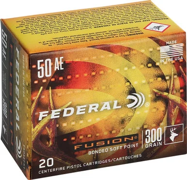 Federal .50 AE Fusion 300gr BSP Ammo