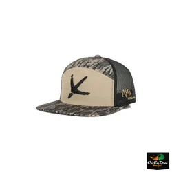 AFW TURKEY TRACKS 7 PANEL HARDWOODS CAMO CAP