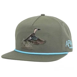 AFW Moss Green Blue Wing Teal RipStop Hat