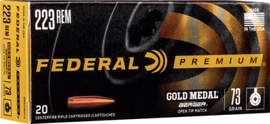 Federal .223 Remington Gold Medal 73gr OTM Ammo
