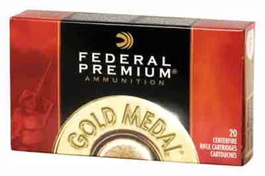 Federal .338 Lapua Magnum Gold Medal 250gr Sierra MatchKing BTHP Ammo