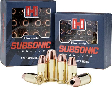 Hornady 9mm Luger Subsonic 147gr XTP Ammo