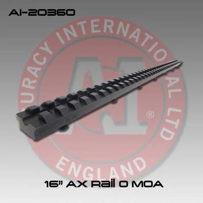 Accuracy International AI-20360: (Pre-'14) Full Length Picatinny Forend Rail - 16" - 0 MOA