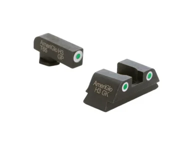 AmeriGlo Classic Sight Set White Dots for Glock 42 43